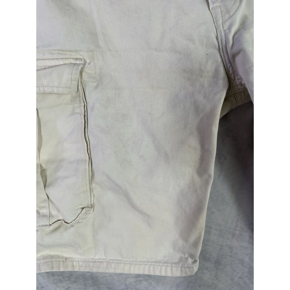 Levis Shorts Mens 38 Beige Cargo Utility White Tab Size 38